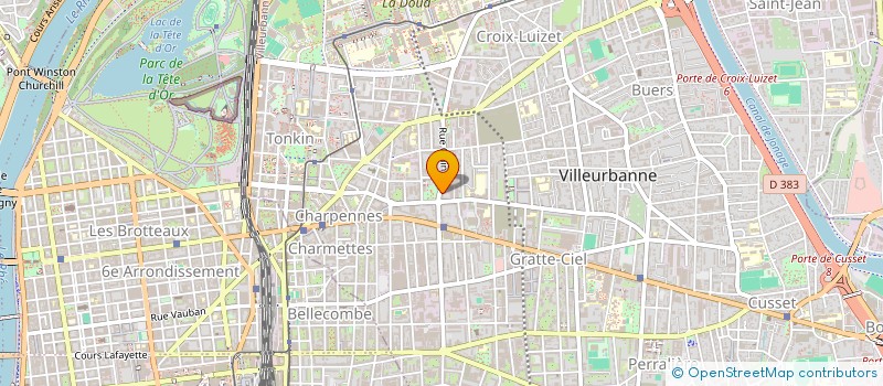 localisation de l'entreprise PAMROCS DISTRIBUTION  VILLEURBANNE