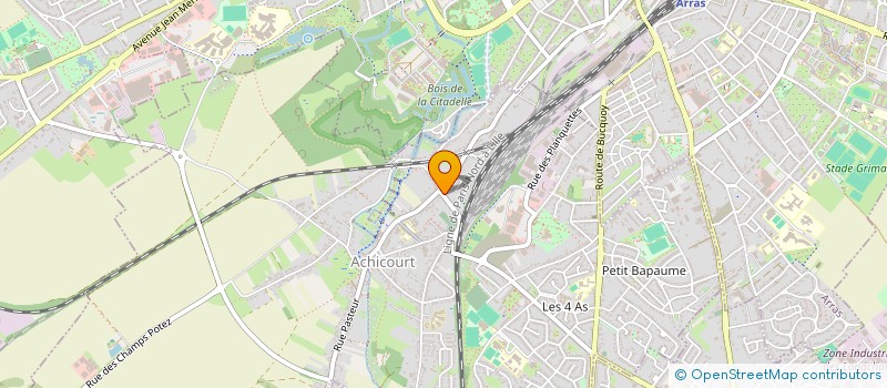 localisation de l'entreprise PAMS  ACHICOURT