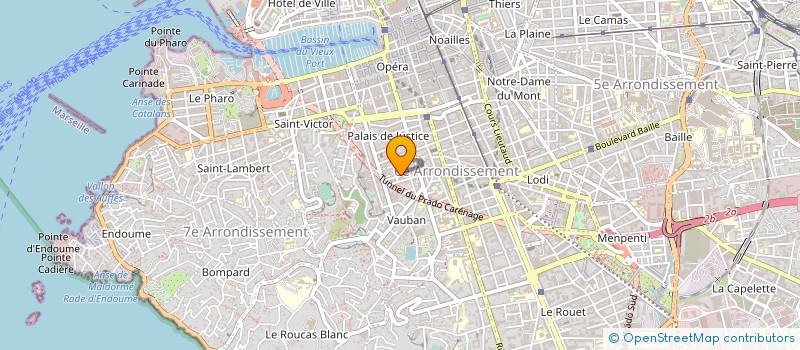 localisation de l'entreprise PAMS ( PAQUET ASSEMBLAGE MOBILIER SYSTEME ) à MARSEILLE