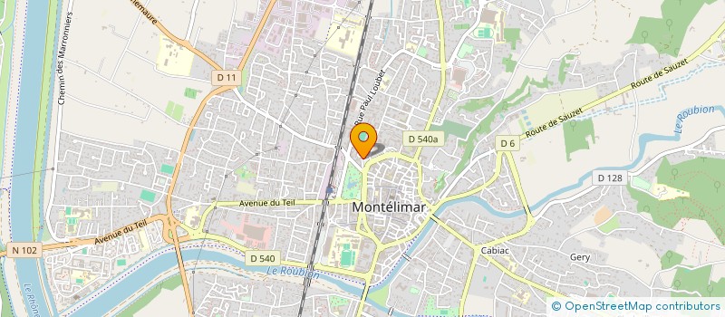 localisation de l'entreprise PAMUJOVIAU à MONTELIMAR