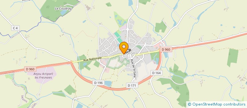 localisation de l'entreprise PAMY  CORON