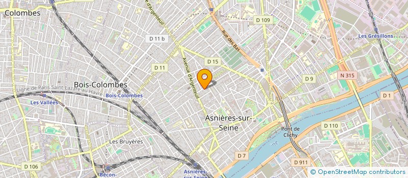 localisation de l'entreprise PAMYCA à ASNIERES-SUR-SEINE