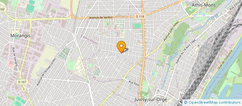 localisation de l'entreprise PAMYVE à ATHIS-MONS
