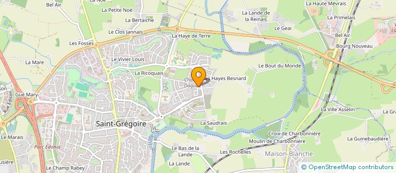 localisation de l'entreprise PAN  SAINT-GREGOIRE