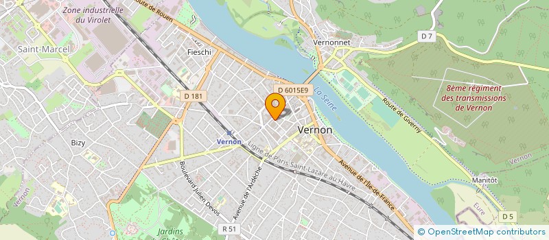 localisation de l'entreprise PAN à VERNON