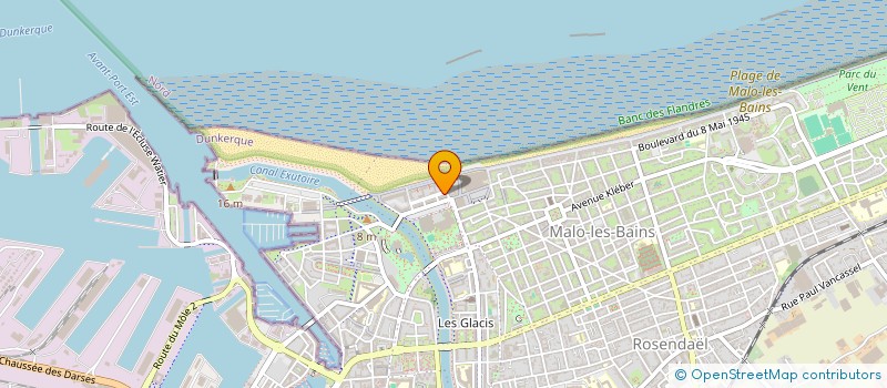 localisation de l'entreprise PAN à DUNKERQUE