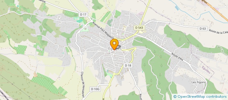 localisation de l'entreprise PAN  EGUILLES