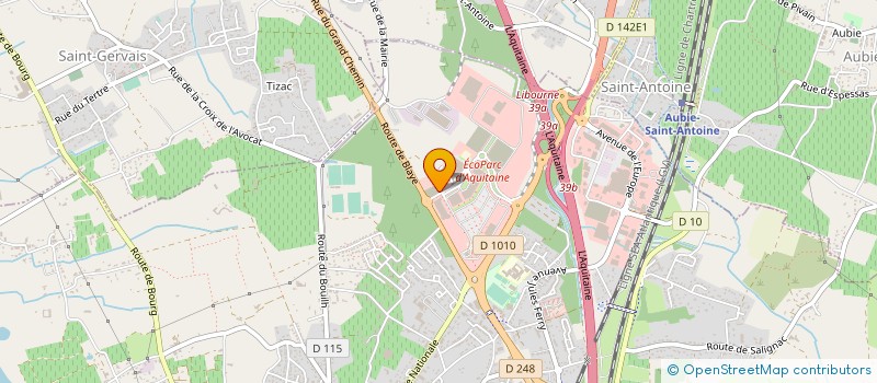 localisation de l'entreprise PAN  SAINT-ANDRE-DE-CUBZAC