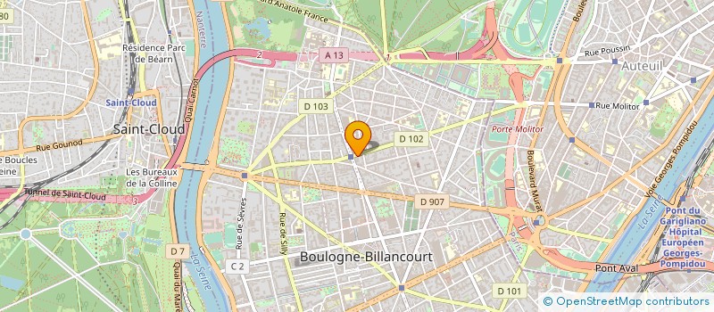 localisation de l'entreprise PAN ASIA FOOD à BOULOGNE-BILLANCOURT