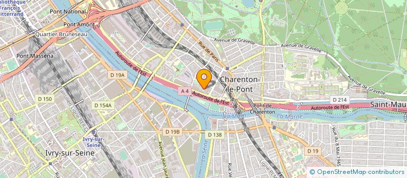 localisation de l'entreprise PAN ASSOCIES  CHARENTON-LE-PONT