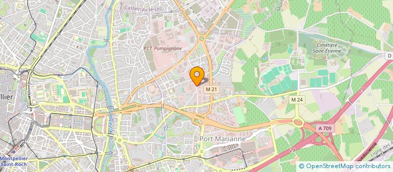localisation de l'entreprise PAN-IMMO à MONTPELLIER