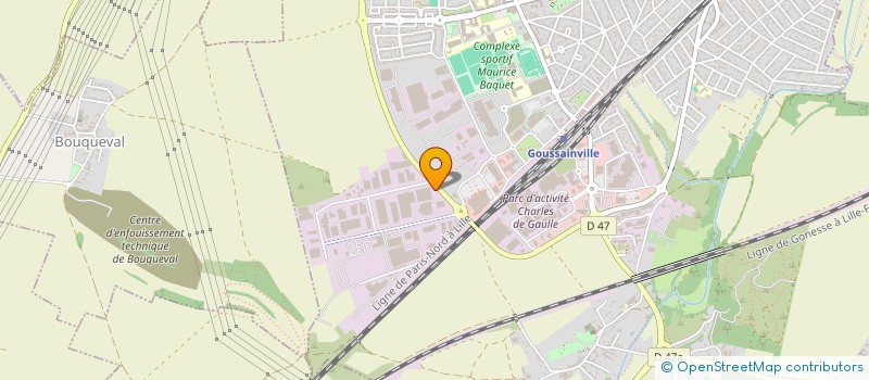 localisation de l'entreprise PAN INTERNATIONAL SA  GOUSSAINVILLE