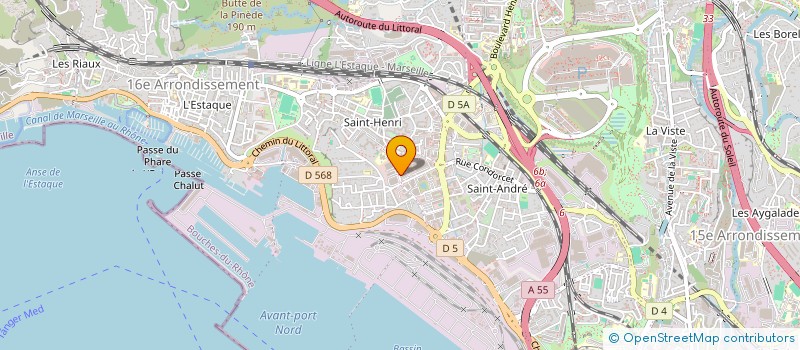 localisation de l'entreprise PANA CONSEILS  MARSEILLE 16EME