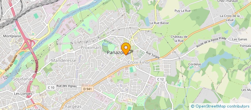 localisation de l'entreprise PANA LOISIRS à PANAZOL