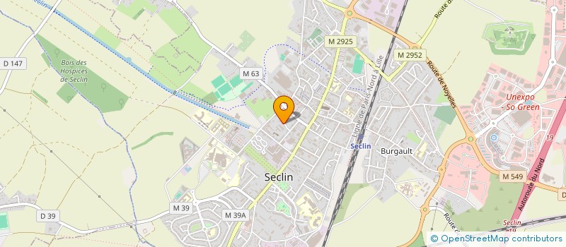 localisation de l'entreprise PANA'M  SECLIN