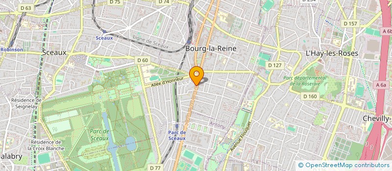 localisation de l'entreprise PANAB à SCEAUX