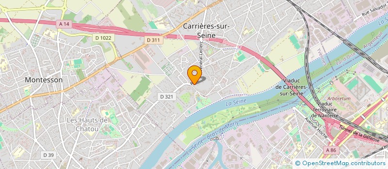 localisation de l'entreprise PANABRO CONSULTING  CARRIERES-SUR-SEINE