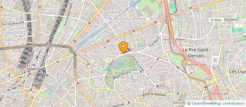 localisation de l'entreprise PANACEOS  PARIS