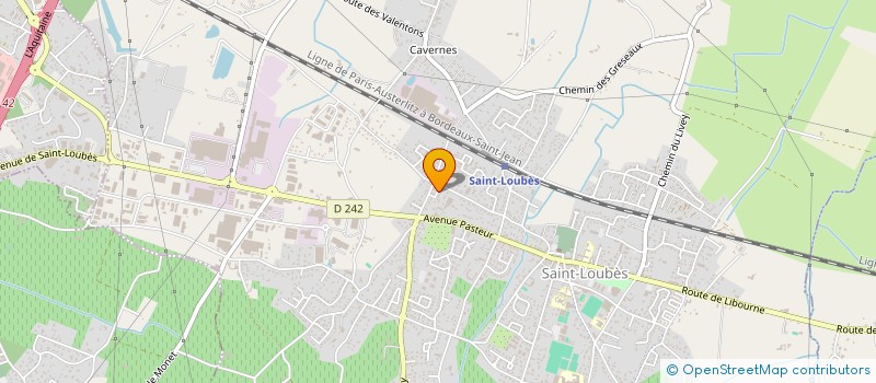 localisation de l'entreprise PANACH  SAINT-LOUBES