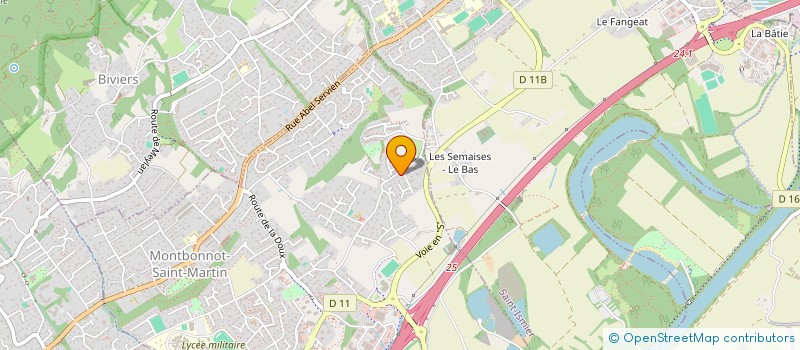 localisation de l'entreprise PANACH  MONTBONNOT-SAINT-MARTIN