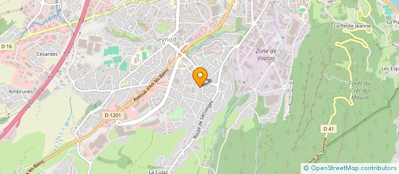 localisation de l'entreprise PANACH'S à ANNECY