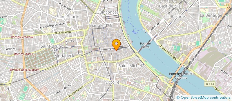 localisation de l'entreprise PANACHE à BORDEAUX
