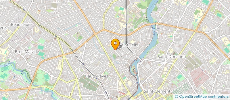 localisation de l'entreprise PANACHE à NANTES