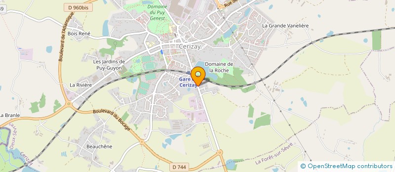 localisation de l'entreprise PANACHE ET CAMAIL  MAULEON