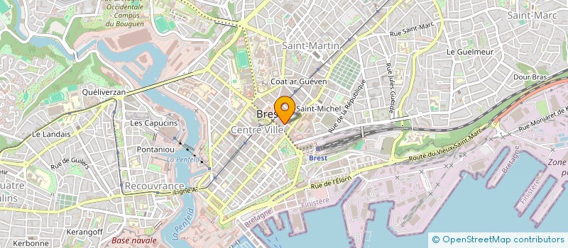 localisation de l'entreprise PANACHE HOLDING à BREST