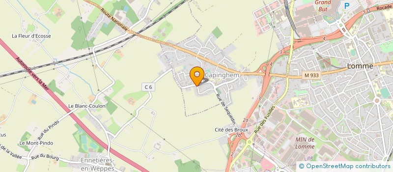 localisation de l'entreprise PANACHE INTERNATIONAL à LILLE