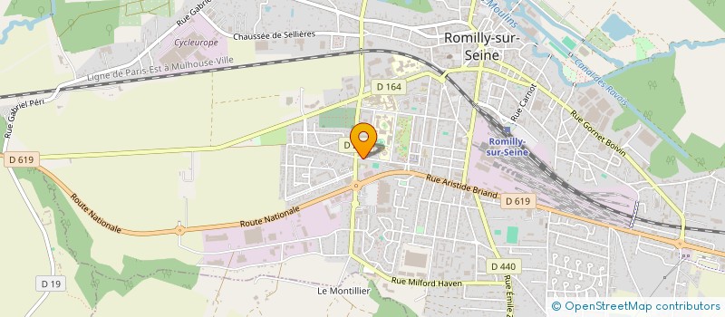 localisation de l'entreprise PANACHE PLUS à ROMILLY-SUR-SEINE