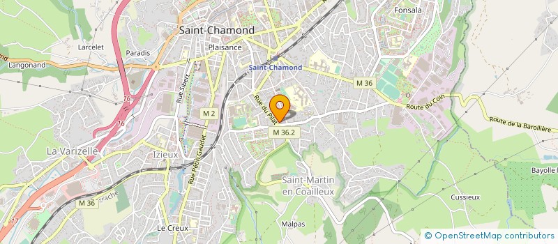 localisation de l'entreprise PANACK  SAINT-CHAMOND