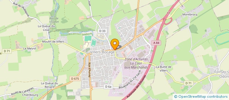 localisation de l'entreprise PANACLOC à VILLERS-BOCAGE