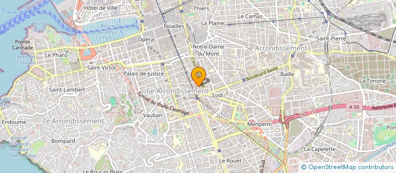 localisation de l'entreprise PANAGIDES-DANET  MARSEILLE