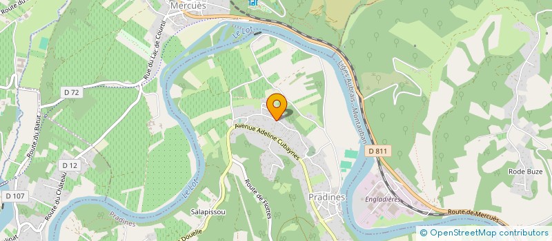 localisation de l'entreprise PANAIS  PRADINES