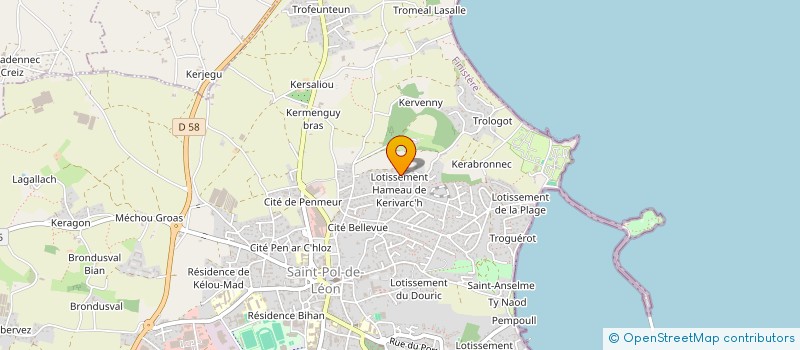 localisation de l'entreprise PANAJA LC  SAINT-POL-DE-LEON