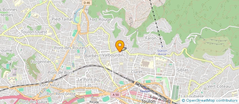 localisation de l'entreprise PANAJEJU  TOULON