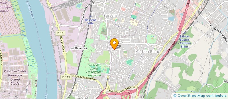 localisation de l'entreprise PANAKEIA  CARBON-BLANC