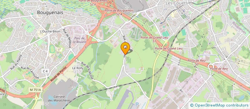 localisation de l'entreprise PANALACE à BOUGUENAIS