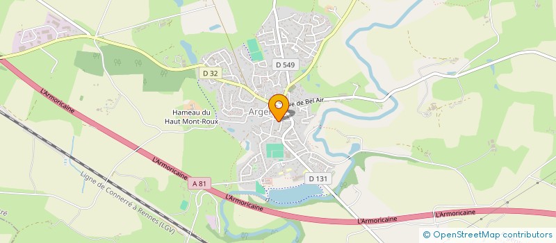 localisation de l'entreprise PANALOU  ARGENTRE