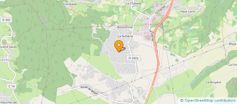 localisation de l'entreprise PANAM à PEAUGRES