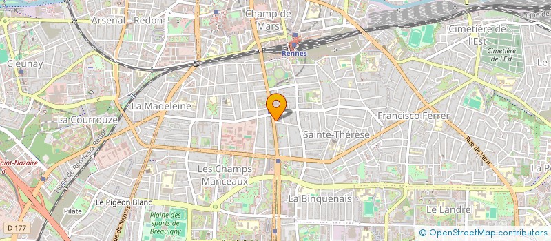localisation de l'entreprise PANAM  RENNES