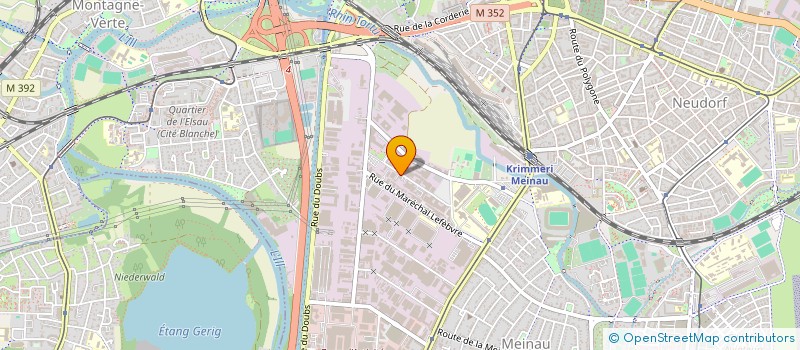 localisation de l'entreprise PANAM à STRASBOURG