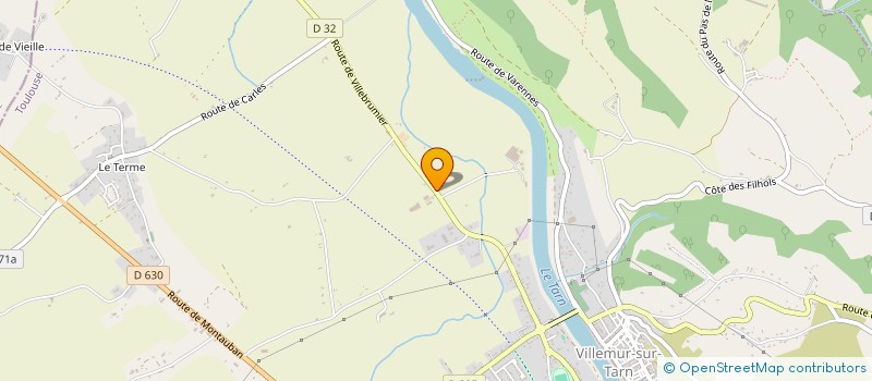 localisation de l'entreprise PANAM-IMMO  VILLEMUR-SUR-TARN