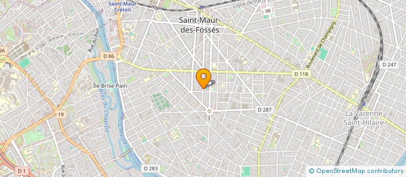 localisation de l'entreprise PANAM LOGISTIQUE  SAINT-MAUR-DES-FOSSES