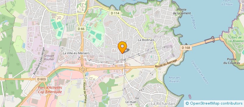 localisation de l'entreprise PANAMA 6268  DINARD