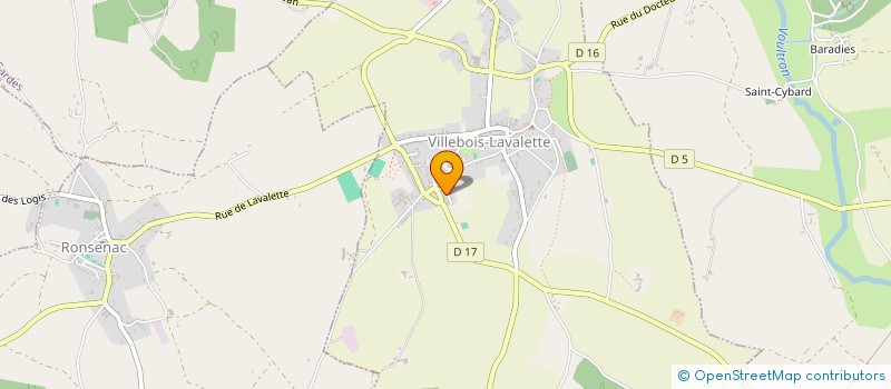 localisation de l'entreprise PANAMA à VILLEBOIS-LAVALETTE