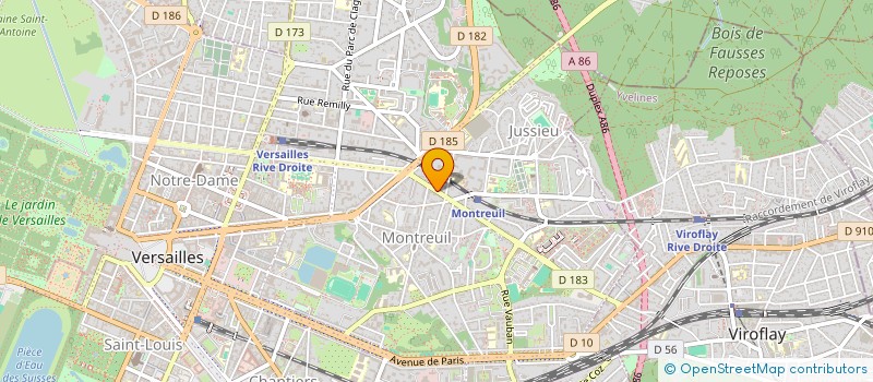 localisation de l'entreprise PANAMA à VERSAILLES