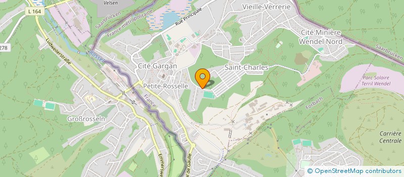 localisation de l'entreprise PANAMA IMMO  PETITE-ROSSELLE