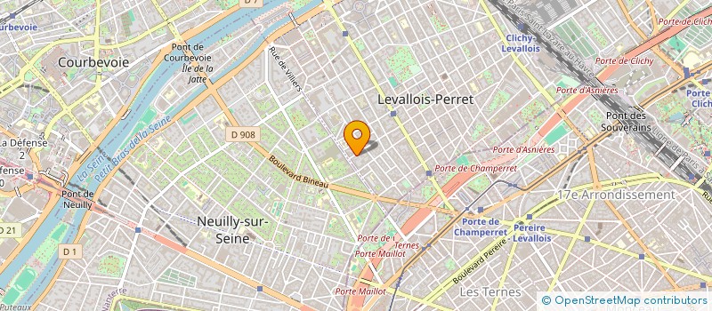 localisation de l'entreprise PANAMA KYOTO FINANCES à LEVALLOIS-PERRET